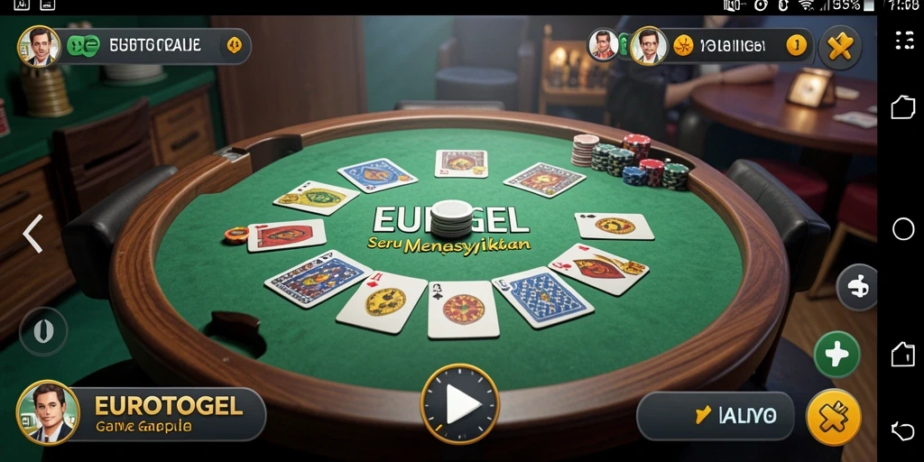 Tampilan gameplay EUROTOGEL yang seru dan interaktif.