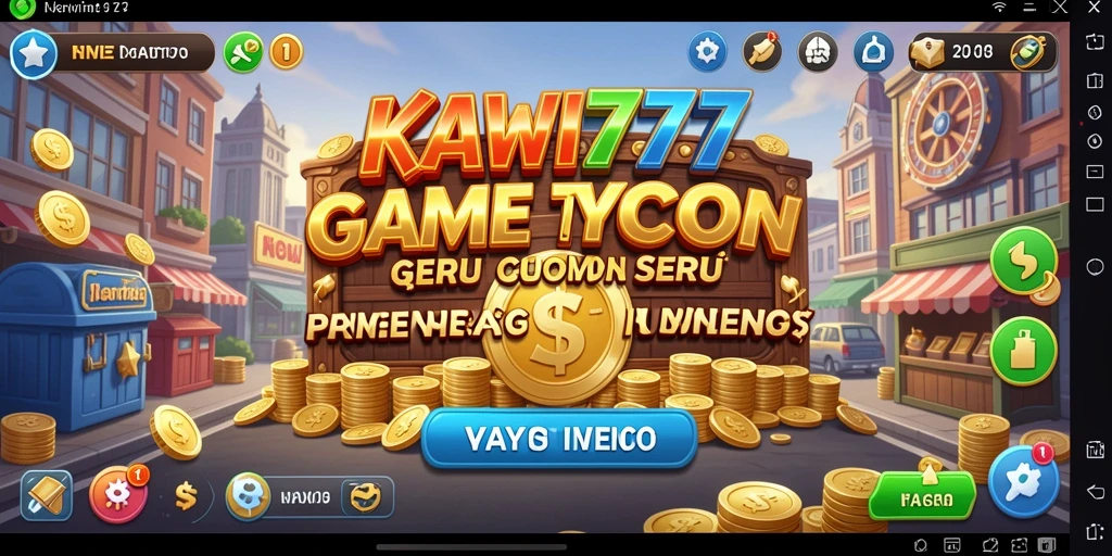 Tampilan gameplay KAWI777 yang menarik dalam manajemen bisnis.