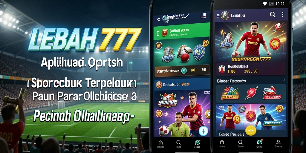 Tampilan screenshot utama LEBAH777 yang menunjukkan taruhan olahraga.