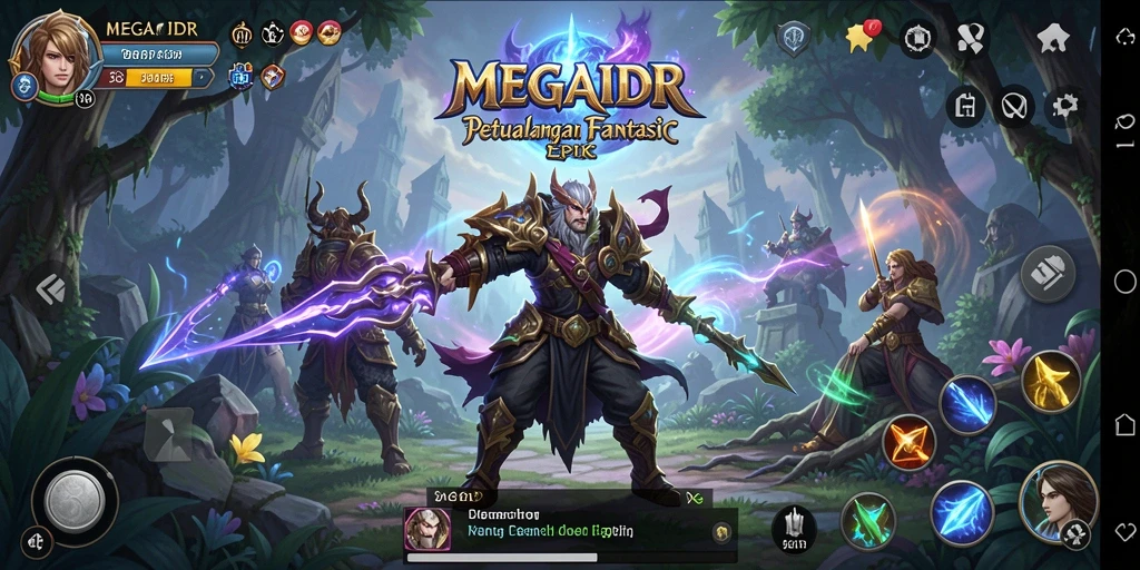 Gameplay menarik MEGAIDR dengan grafis memukau dan pertarungan strategis.