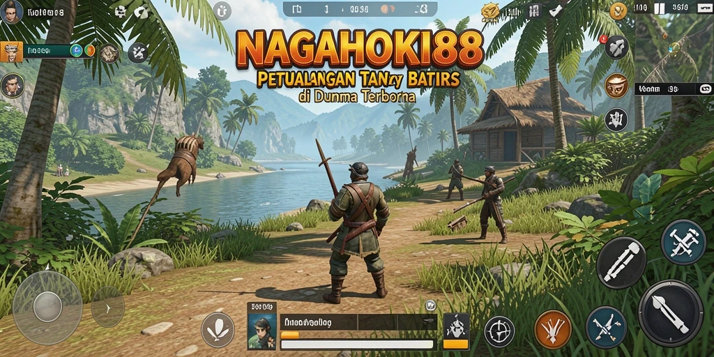 Screenshot gameplay NAGAHOKI88 di dunia terbuka yang luas.