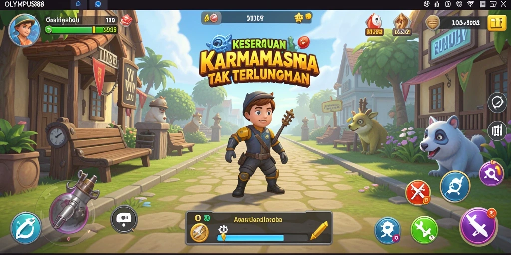 Gameplay OLYMPUS88 yang menarik dengan grafis cerah.