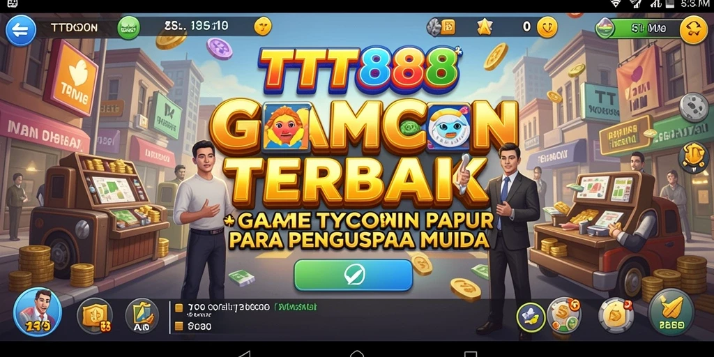 Gameplay seru TTT888 saat membangun kerajaan bisnis.