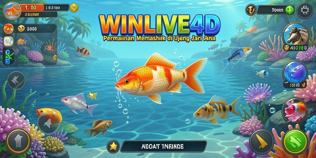 Tampilan gameplay <strong>WINLIVE4D</strong> yang seru dan penuh warna.