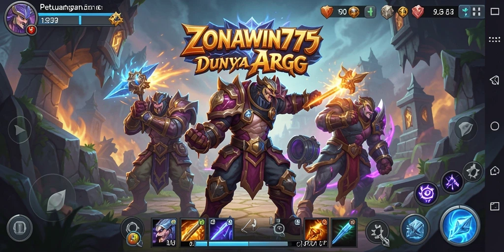 Tampilan gameplay menegangkan dari ZONAWIN777 yang penuh aksi.
