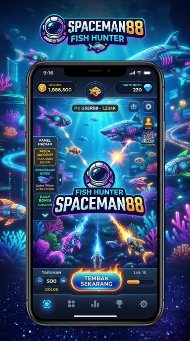 Tampilan antarmuka spaceman88 yang intuitif.